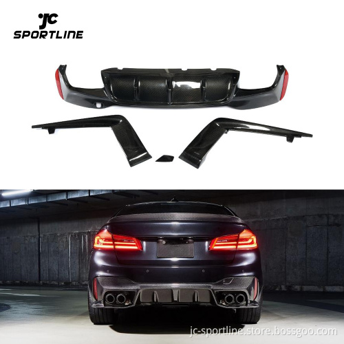 Carbon Fiber F90 M5 Car Rear Diffuser for BMW M5 2018-2023